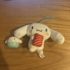 시나모롤 봉제인형 마스코트 2점 세트