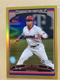 WBC Juan Soto SPインサート gold 50シリ - メルカリ