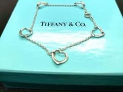 Tiffany&co 5連 オープン ハート ブレスレット Sv925　A-03 Tiffany&co 5連 オープン ハート ブレスレット Sv925 A-03 - メルカリ