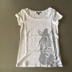 ゼブラ柄プリント 半袖Tシャツ サイズ2のサムネイル