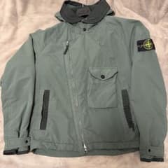 Stone Island フード付きジャケット グリーンのサムネイル