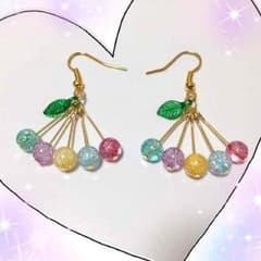 ahyママ様専用❤カラフルさくらんぼピアスのサムネイル