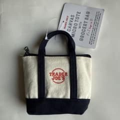 TRADER JOE'S キャンバスマイクロトート エコバッグのサムネイル