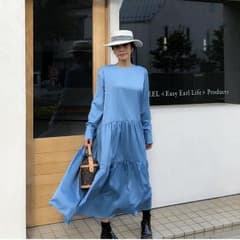 BIRTHDAYBASHの新作BBリュクスドレス ライトブルー ワンピースのサムネイル