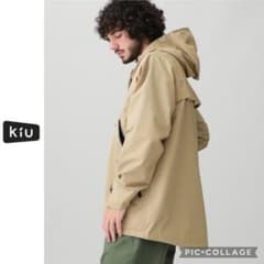 美品☆限定☆❯kiu アノラック パーカー ナイロン レインジャケット 