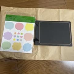 スクラップブックとメッセージシールのサムネイル