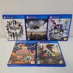 PS4 소프트 5 개 세트 정리 판매