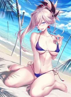 水着武蔵B2タペストリーのサムネイル