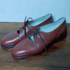 BALLY バリー ウイングチップ レースアップシューズ ブラウン 36 23のサムネイル