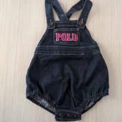 POLO ベビー デニム ロンパース オーバーオールのサムネイル