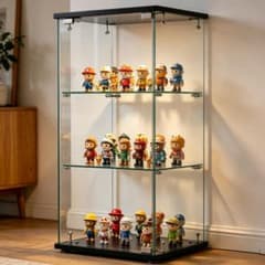 幅42.5×奥行36.5×高さ86】コレクションケース フィギュアケース 3段 