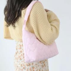 新品 keike クラウドバック ピンク ハートキルティング ウィッシュコア 