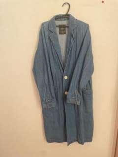 【w closet】デニムロングコート ジャケットのサムネイル