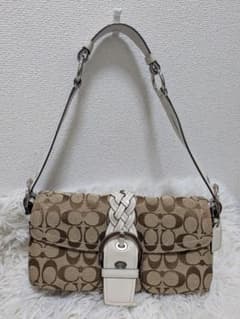 希少　COACH SOHO ワンショルダーバッグ　6314 編み込み　ソーホーのサムネイル