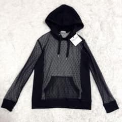 新品　RED VALENTINO チュールレイヤードパーカー ドット フーディー 新品 RED VALENTINO チュールレイヤードパーカー ドット フーディー