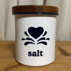 カントリーハート ホーローキャニスター SALT ソルト レトロ 保存容器