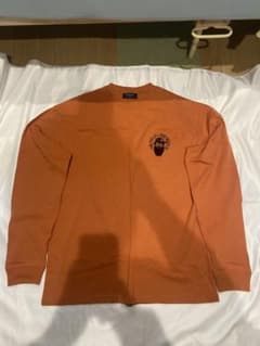 BACK NUMBER 長袖Tシャツ オレンジ Lサイズのサムネイル