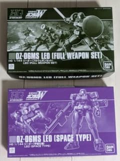 【未開封新品】HG リーオー フルウェポンセット＋宇宙仕様 セット プレバン限定のサムネイル