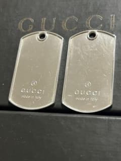 GUCCI シルバードッグタグ 2個セット - メルカリ