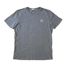 美品】MONCLER ワンポイントTシャツ 半袖 グレー L - メルカリ
