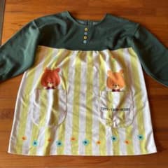 くまの学校 エプロン 割烹着 スモックのサムネイル