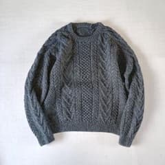 90s イタリア製 VIA SPINA 総柄 ストライプ ジップカーディガン