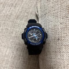 G-SHOCK GA-100 ブラック/ブルー - メルカリ