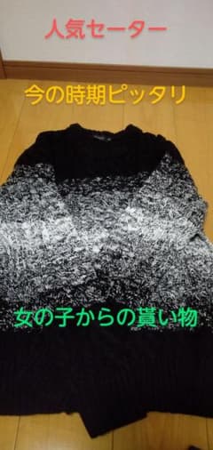 セーター　女の子からの貰い物です　モテモテ間違いなし！　12月いっぱいの出品ですのサムネイル