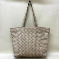 BOTTEGA VENETA ボッテガヴェネタ トートバッグ ベージュ レザーのサムネイル