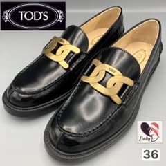 ◆◆未使用 36 JP23.0 トッズ ローファー ブラック Catena ◇◇未使用 36 JP23.0 トッズ ローファー ブラック Catena - メルカリ