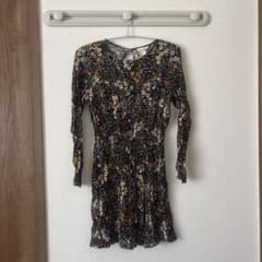 H&M 花柄 長袖ワンピース