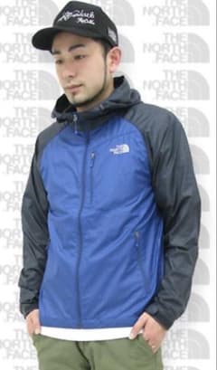 年始セール✨THE NORTH FACE ナイロンパーカーM 青/黒のサムネイル
