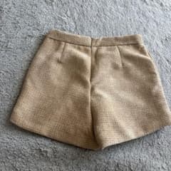 Dazy ツイード調 ショートパンツ ベージュ Lサイズのサムネイル