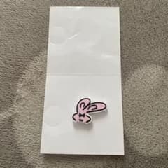うさぎ ピンバッジ ピンクのサムネイル