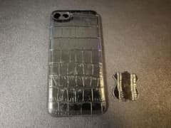 Meister Craft iPhone SE/8/7 케이스 가죽 악어형 밀기