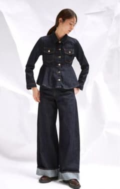 ZARA デニム ペプラムジャケット ザラ 完売 Gジャン完売デニムジャケット ZARA デニム ペプラムジャケット ザラ 完売 Gジャン完売デニム