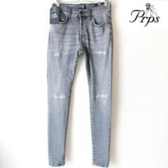 新品 PRPS イタリア製 ストレッチ スキニー ジーンズ デニム 細身 W29 
