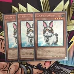 遊戯王 レスキューラビット コレクターズレア3枚のサムネイル