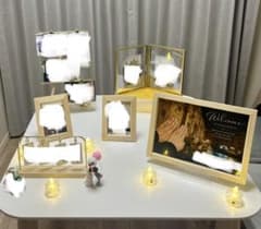 ウェルカムスペース 装飾セット フォトフレーム LEDキャンドルのサムネイル
