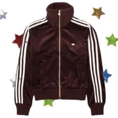 adidas ベルベット トラックトップ トラックジャケット 激レア 短丈 