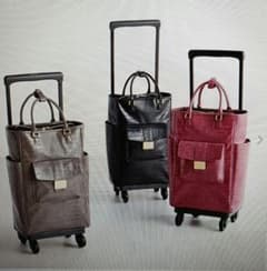 未使用スワニーキャリーケースクロコダイル型押し Lサイズ - メルカリ