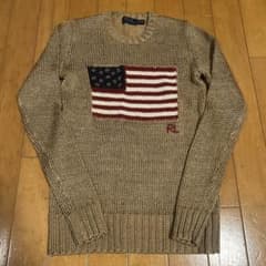 ポロラルフローレン　フラッグメタリックセーター　XSサイズのサムネイル