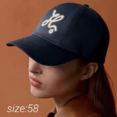 HERMES エルメス ベースボールキャップ セレナ ノーティック size58
