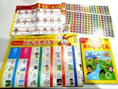 進研ゼミ 小学1年生 かん字ポスター　かん字じてんセットのサムネイル