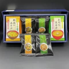 味噌汁•たまごスープ•ふかひれスープ•とろろ昆布汁12食ギフトセットのサムネイル