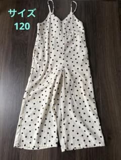 GU サロペットパンツ　ドット　120のサムネイル