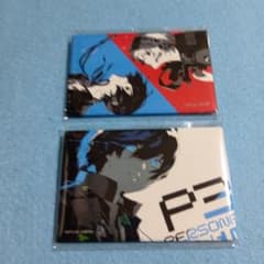 主人公 アイギス 缶バッジ 2種セット ペルソナ3 リロード - メルカリ