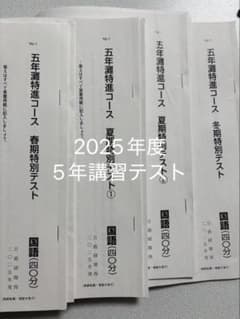 日能研 2025年度 5年講習テスト 灘特進 - メルカリ