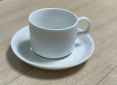 新品未使用 白 カップ＆ソーサー 6客セット ノーブランド 来客用のサムネイル