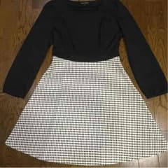 【新品】ミッシュマッシュ膝丈ワンピのサムネイル